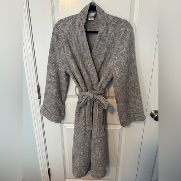 Hudson Park Collection Other - Hudson Park Collection Grey Waffle Robe Size S/M